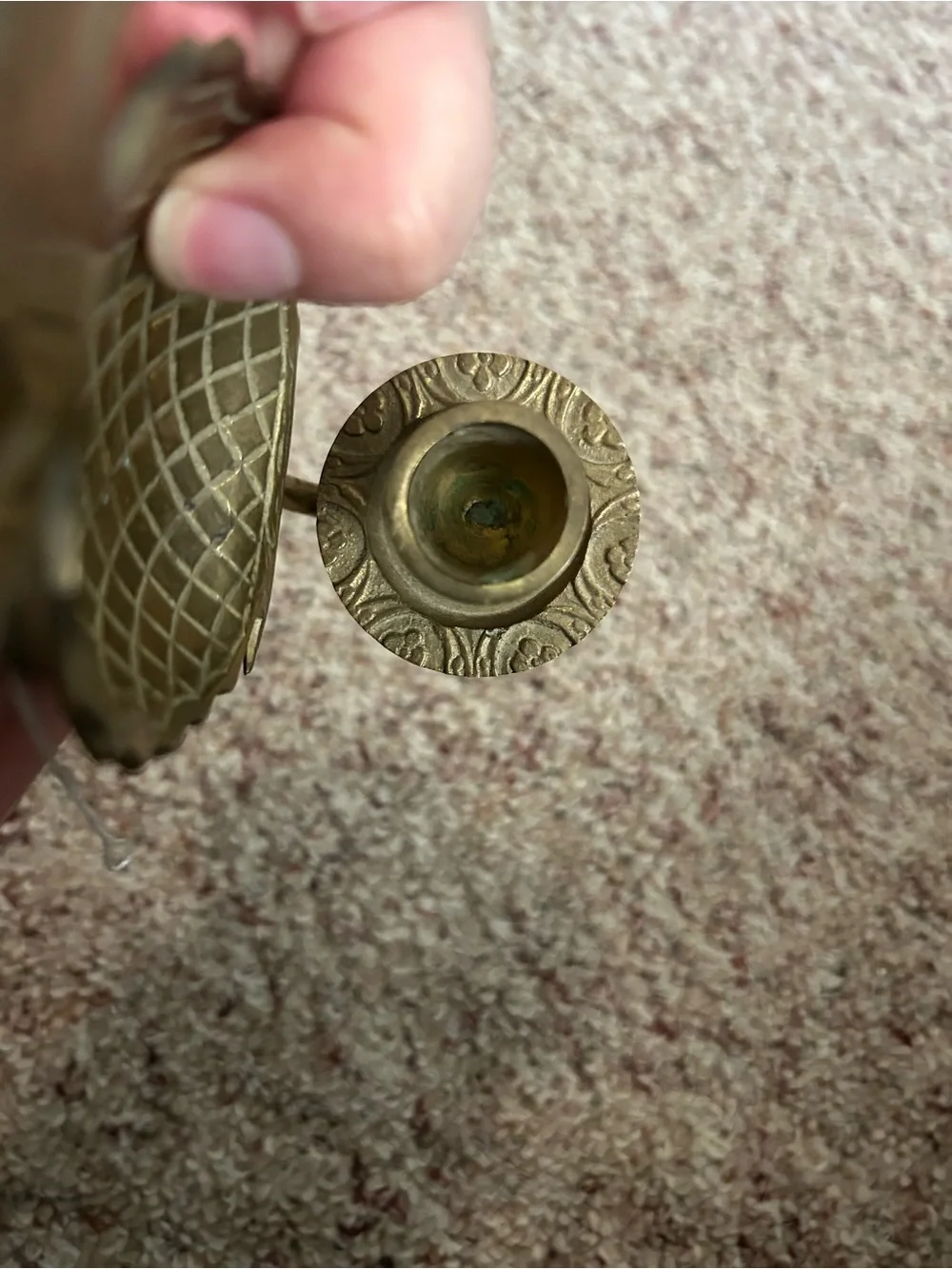 Brass Pineapple Wall Sconce Candle Holder - Decorative Home Accent